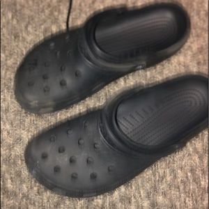 Black crocs